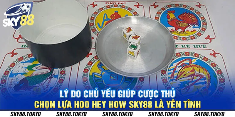 Lý do chủ yếu giúp cược thủ chọn lựa Hoo Hey How Sky88 là yên tĩnh